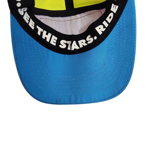 DISNEY UNIVERSAL STUDIOS RETRO NEON COLORBLOCK SNAPBACK HAT CAP VACATION - Picture 6 of 7